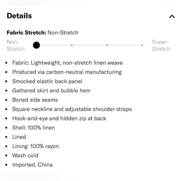 NWT Reformation Delia Linen Sleeveless Bubble Hem Mini Dress White - Picture 14 of 14